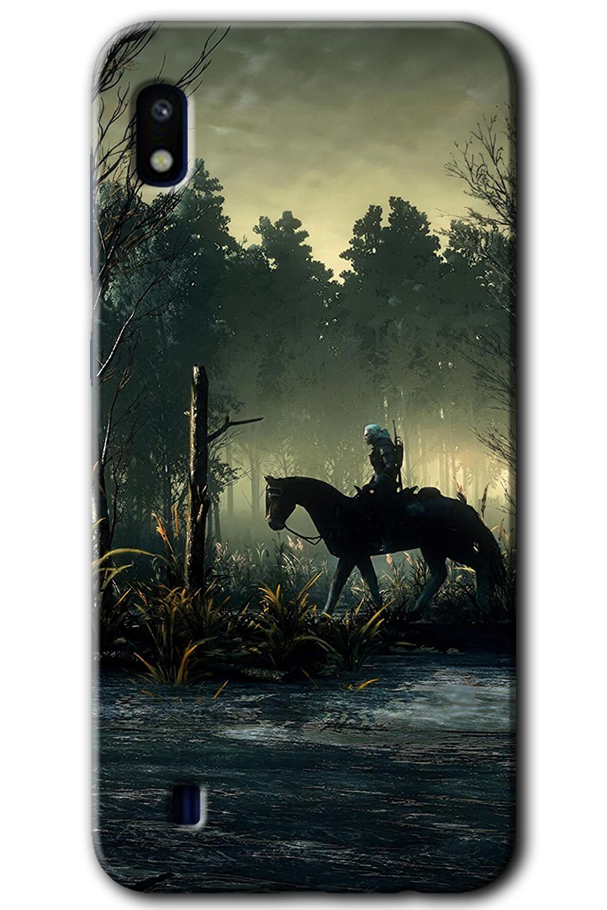 Galaxy A10 Kılıf HD Desen Baskılı Arka Kapak - Savaşçı 