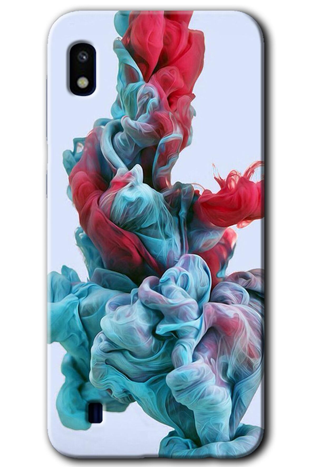 Galaxy A10 Kılıf HD Desen Baskılı Arka Kapak - Renkli Karışım 