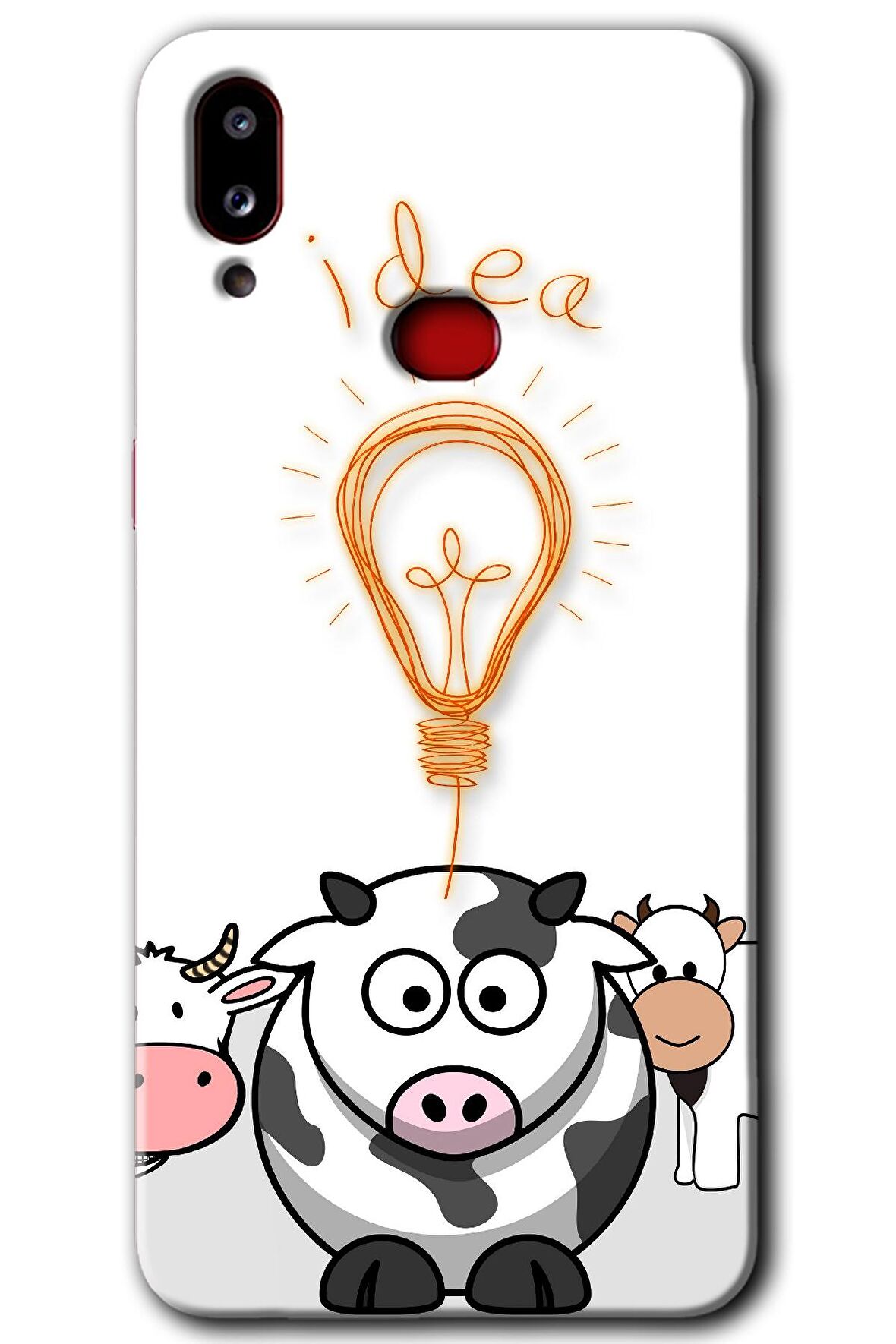 Galaxy A10s Kılıf HD Desen Baskılı Arka Kapak - İdea Lamp 
