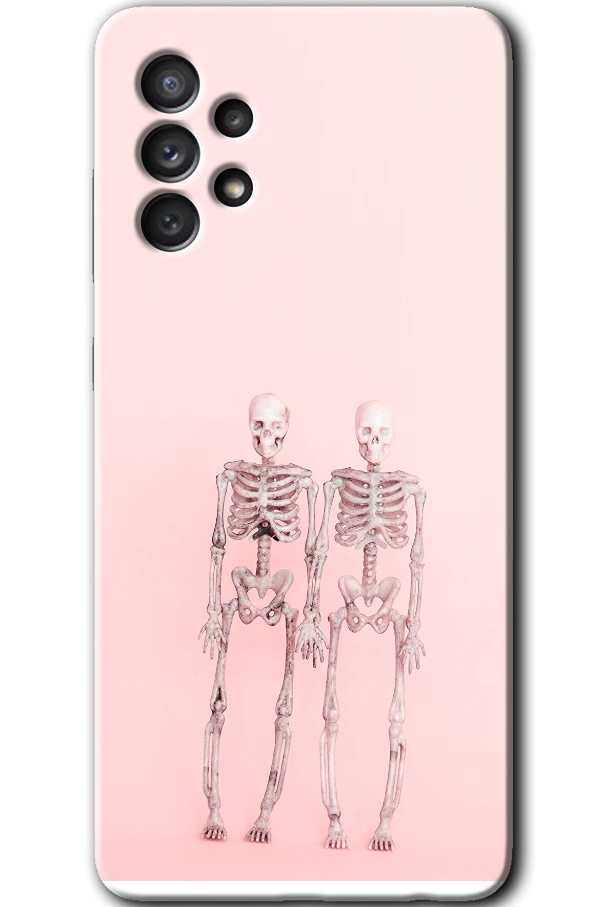 Galaxy A13 Kılıf HD Desen Baskılı Arka Kapak - Yaşayan Çift 