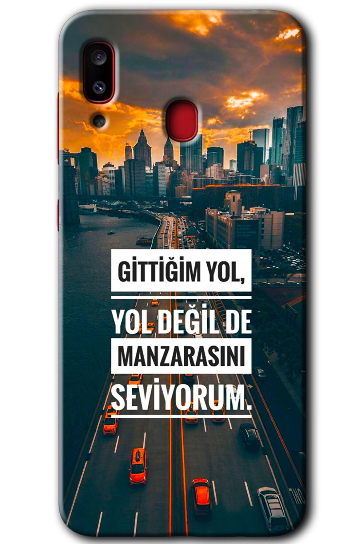 Galaxy A20 Kılıf HD Desen Baskılı Arka Kapak - Manzara Seviyorum 