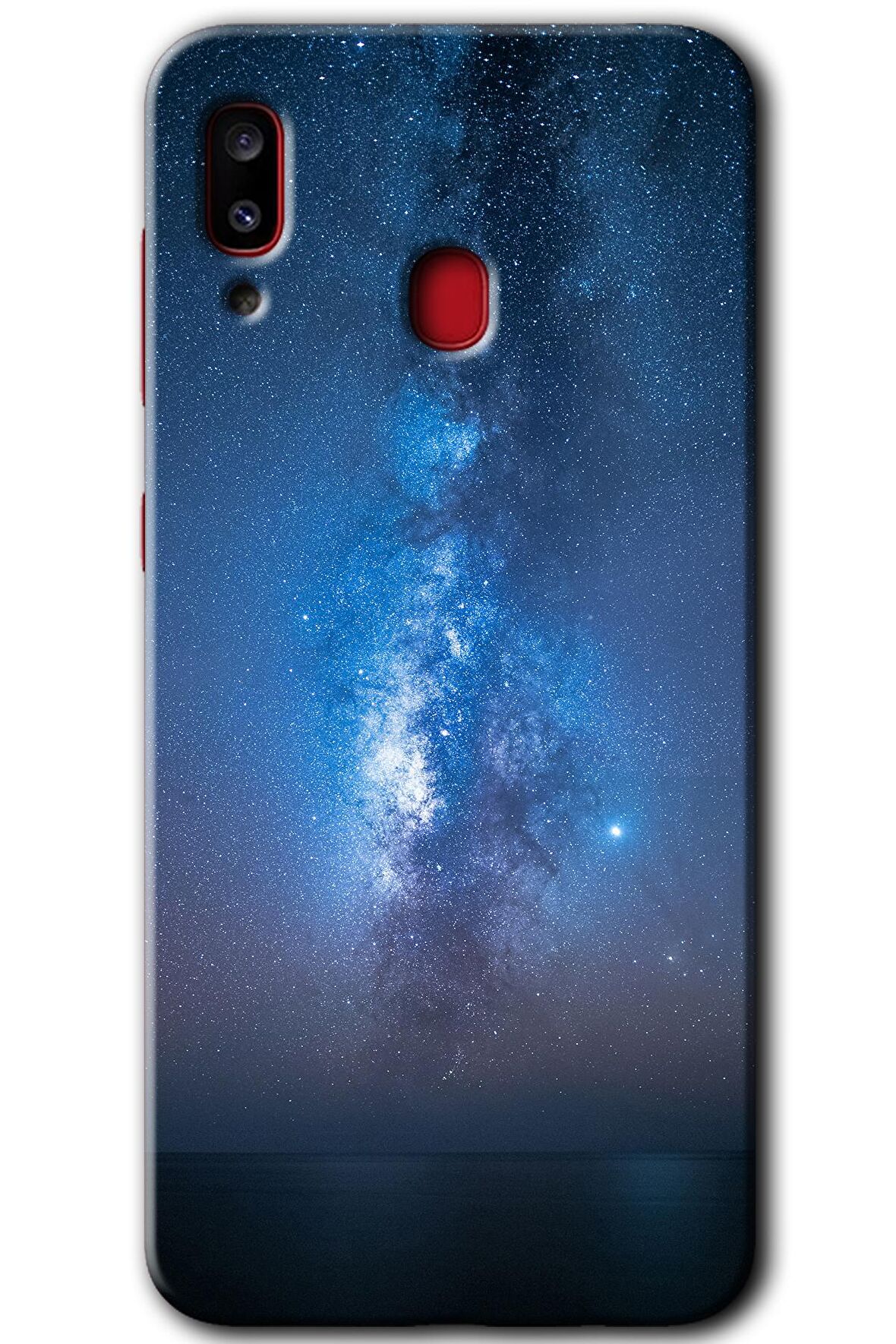 Galaxy A20 Kılıf HD Desen Baskılı Arka Kapak - Samanyolu 