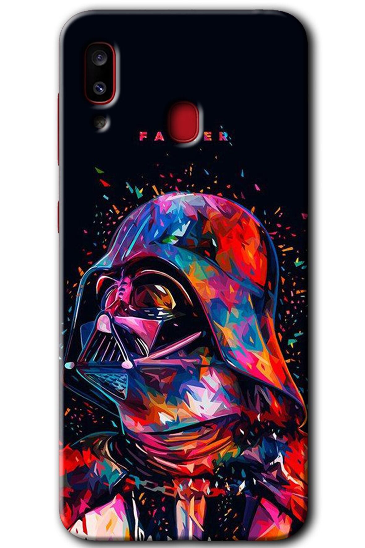 Galaxy A20 Kılıf HD Desen Baskılı Arka Kapak - Father Vader 