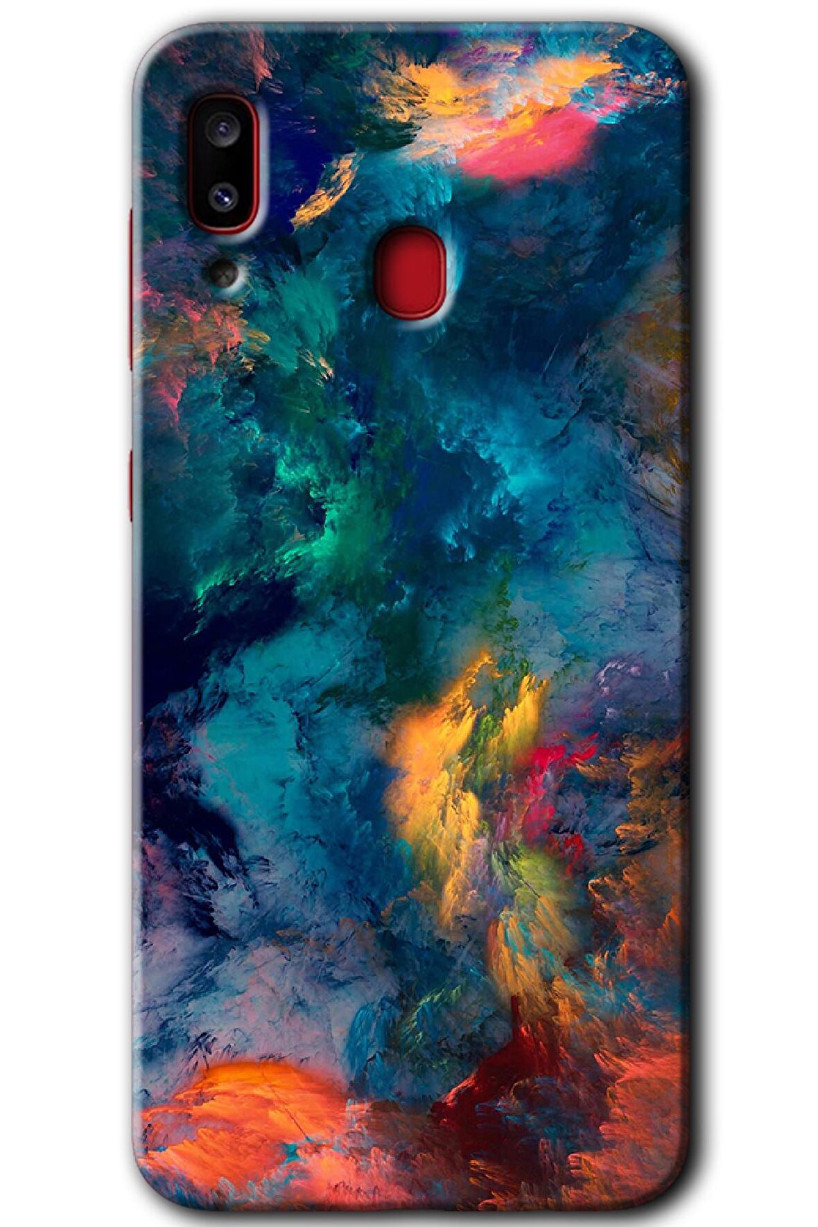 Galaxy A20 Kılıf HD Desen Baskılı Arka Kapak - Valhalla 