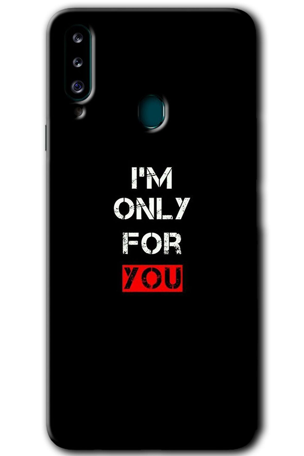 Galaxy A20s Kılıf HD Desen Baskılı Arka Kapak - For You 