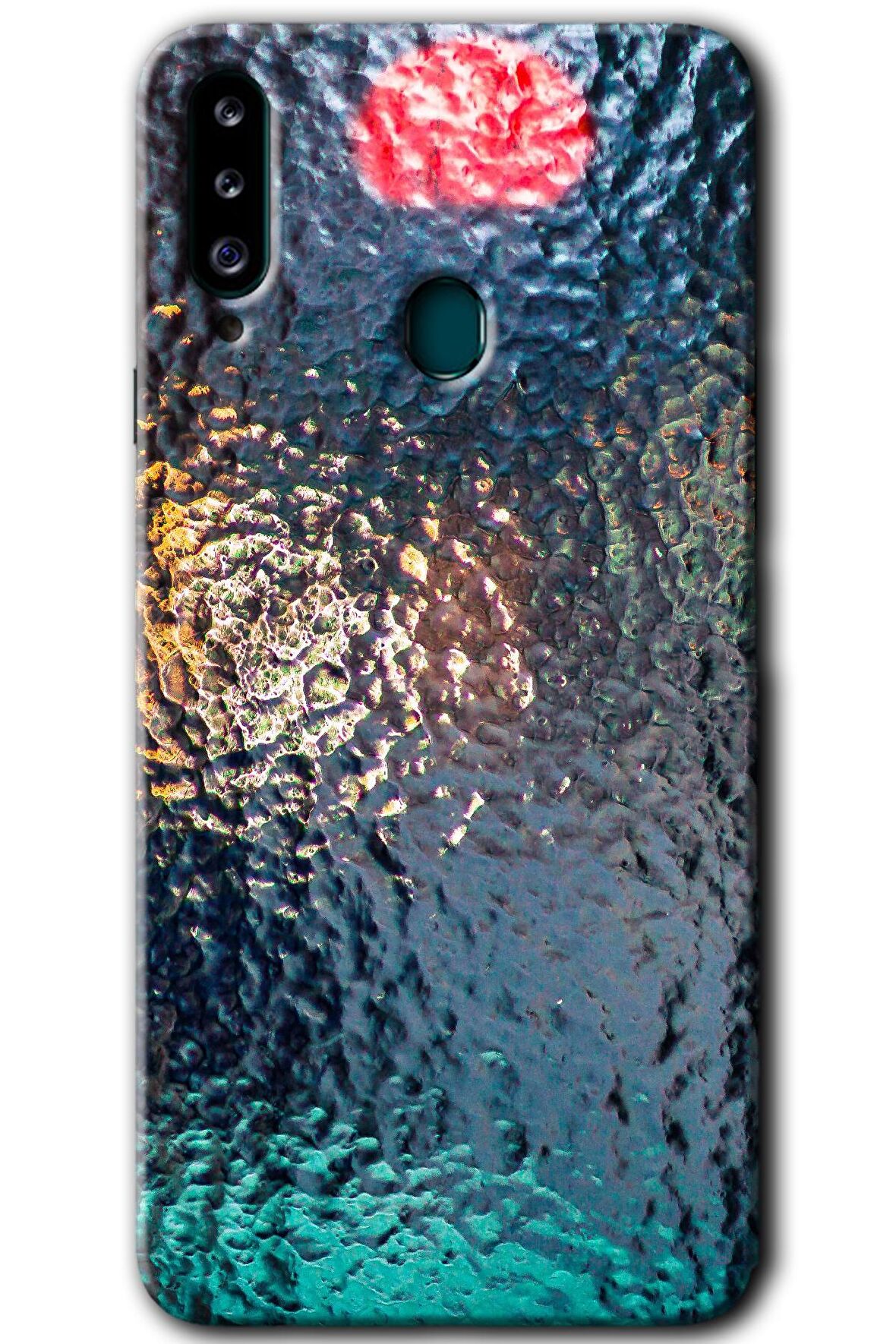 Galaxy A20s Kılıf HD Desen Baskılı Arka Kapak - Blur Cam 