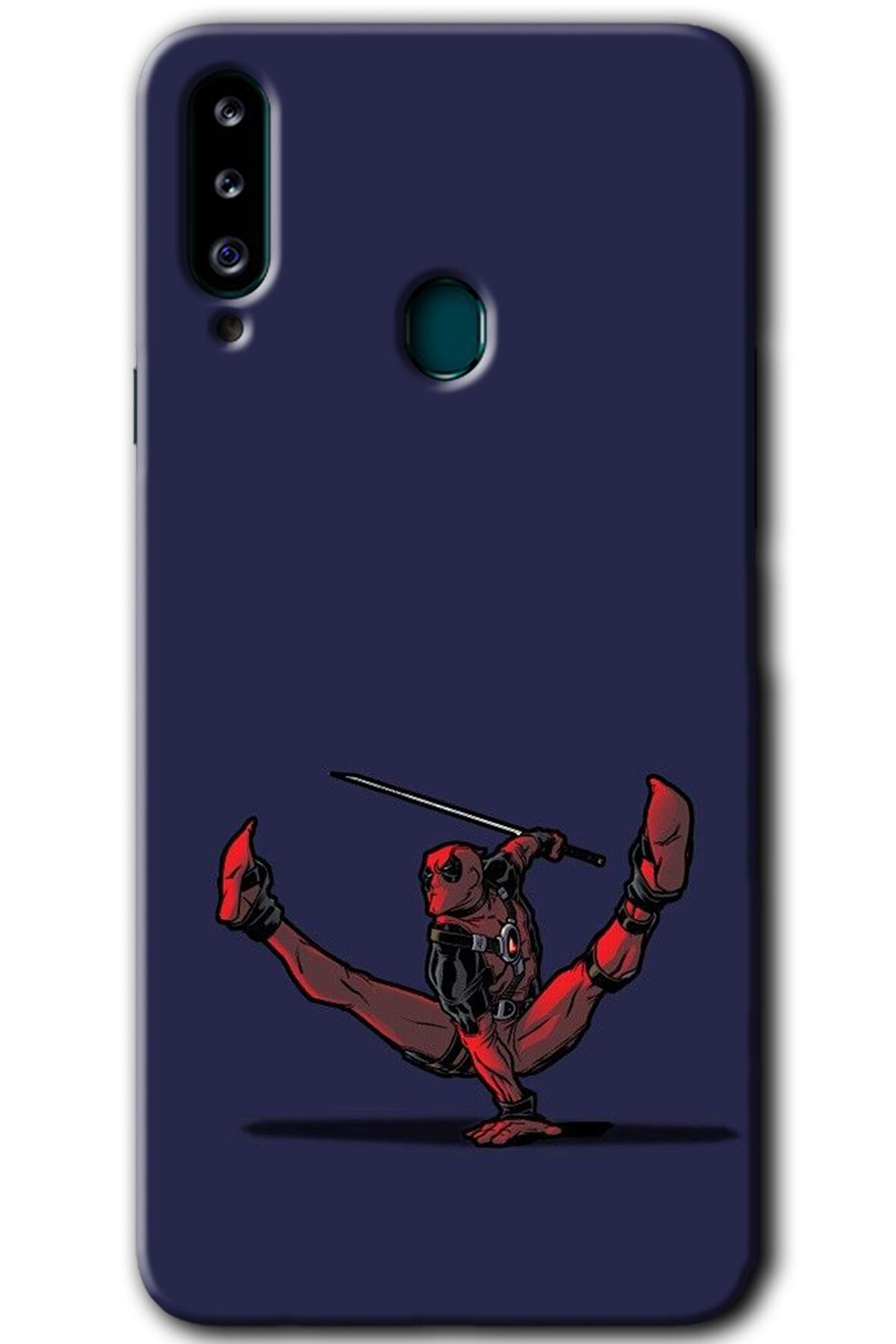 Galaxy A20s Kılıf HD Desen Baskılı Arka Kapak - DeadPool 3 
