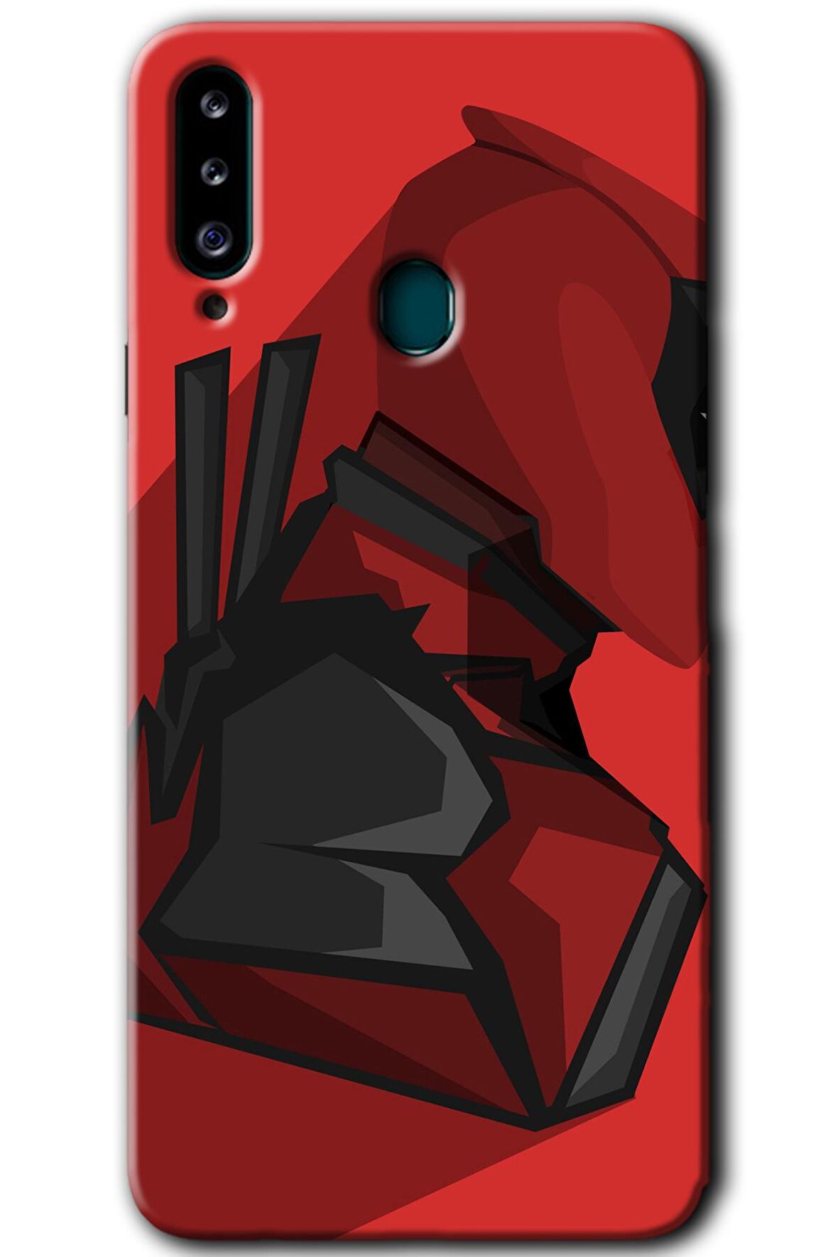 Galaxy A20s Kılıf HD Desen Baskılı Arka Kapak - DeadPool 