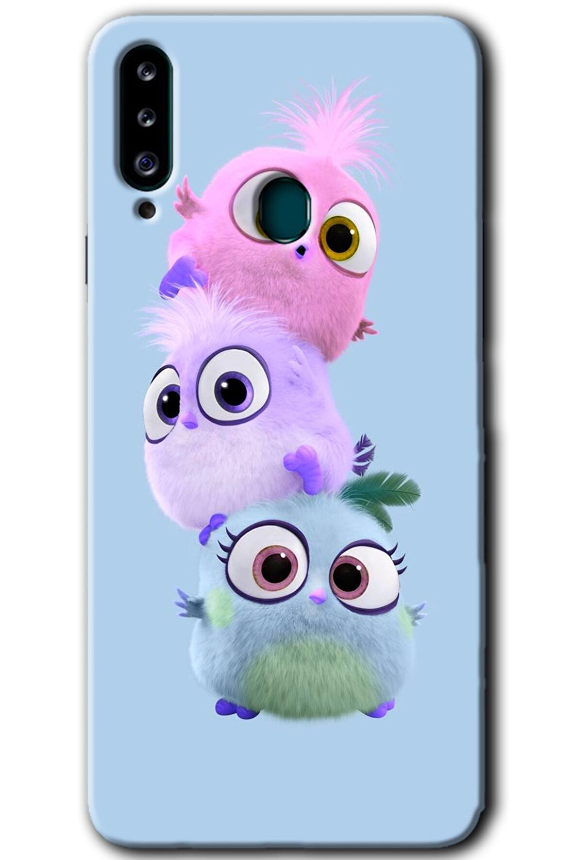 Galaxy A20s Kılıf HD Desen Baskılı Arka Kapak - Puffy 
