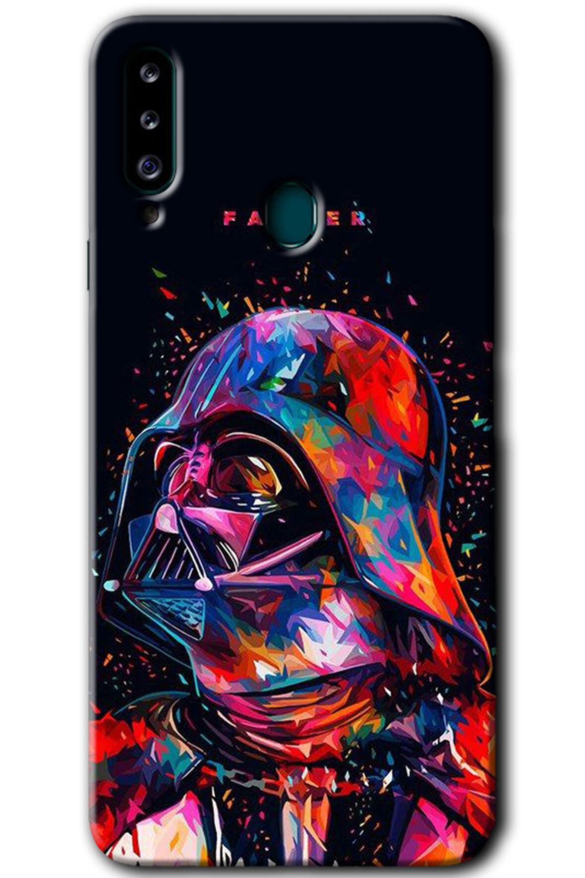Galaxy A20s Kılıf HD Desen Baskılı Arka Kapak - Father Vader 