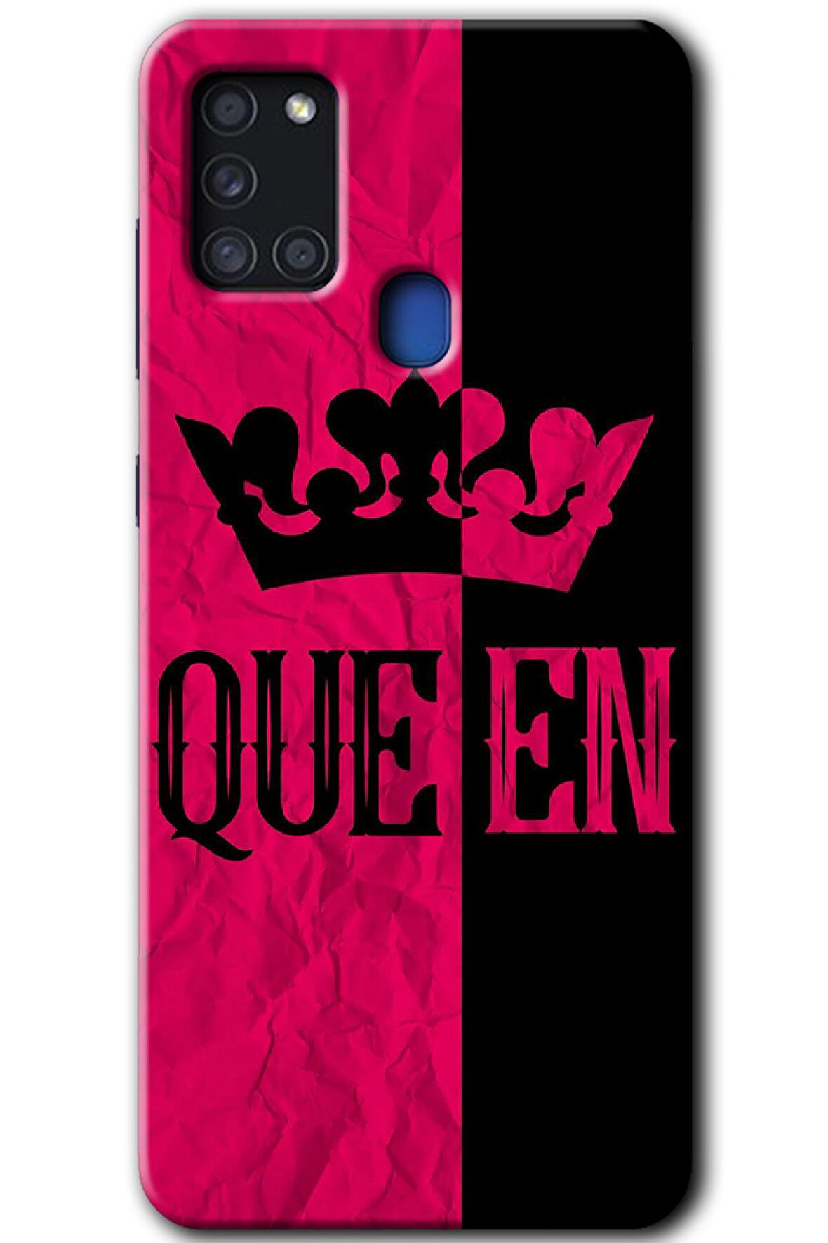 Galaxy A21s Kılıf HD Desen Baskılı Arka Kapak - Queen 