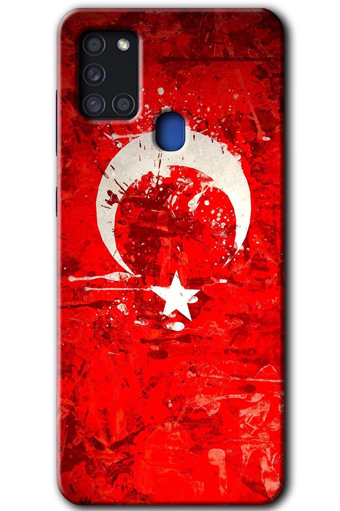 Galaxy A21s Kılıf HD Desen Baskılı Arka Kapak - Albayrak 2 