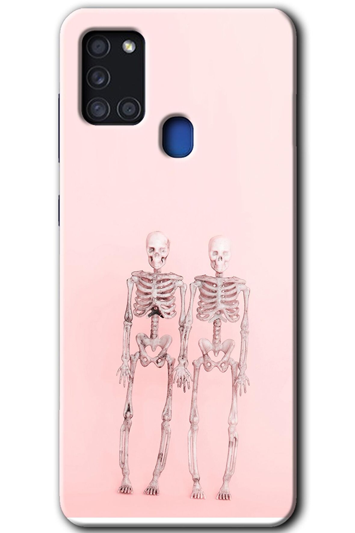 Galaxy A21s Kılıf HD Desen Baskılı Arka Kapak - Yaşayan Çift 