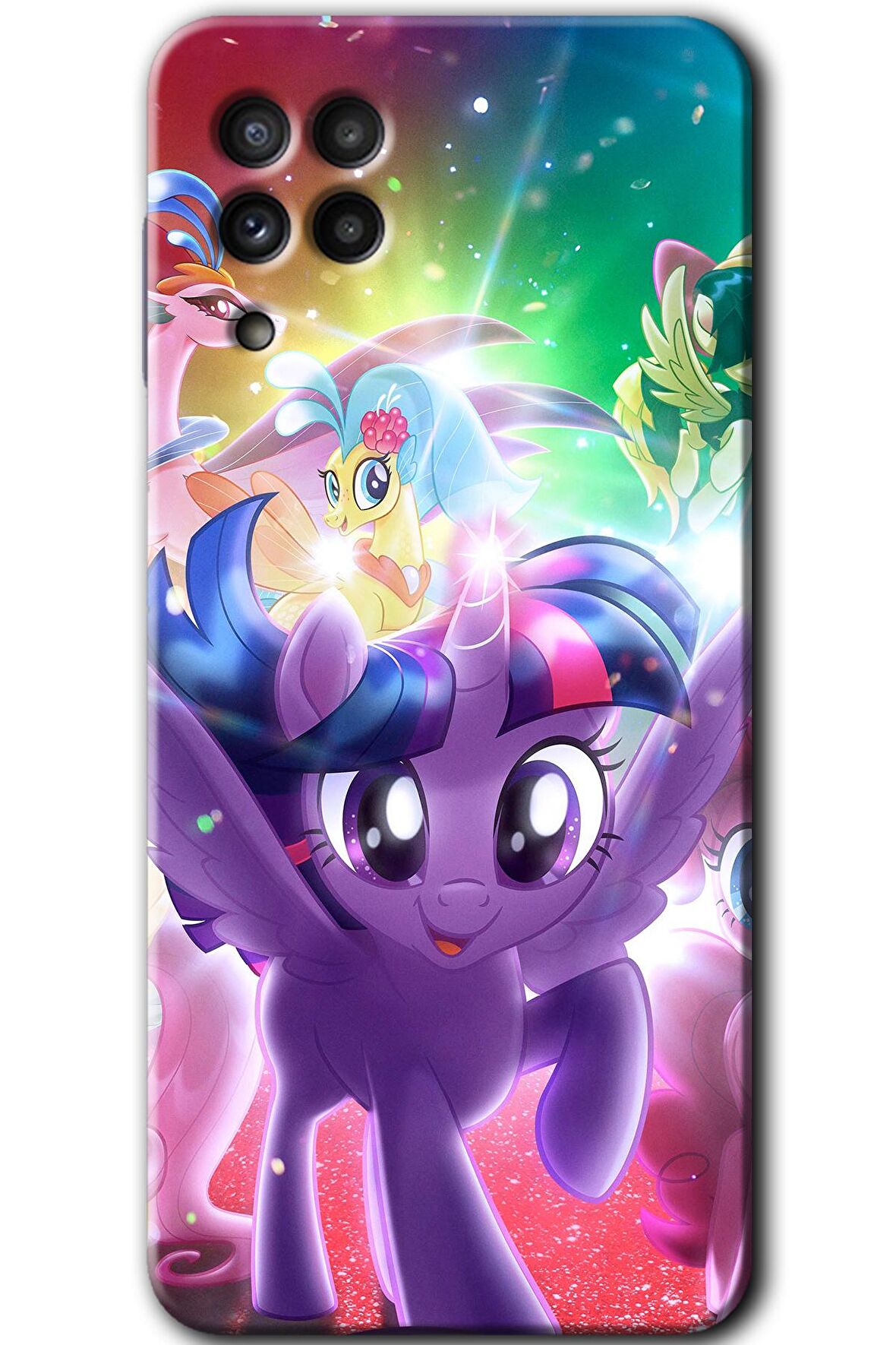 Galaxy A22 Kılıf HD Desen Baskılı Arka Kapak - Pony 
