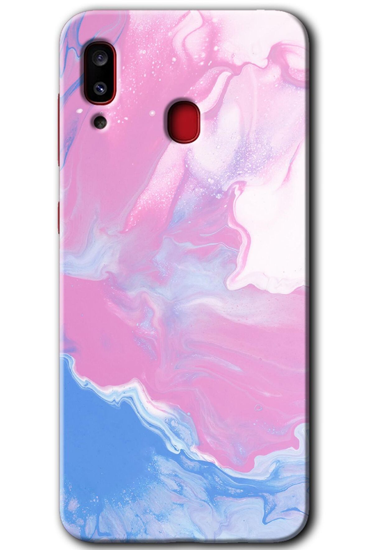 Galaxy A30 Kılıf HD Desen Baskılı Arka Kapak - Liquid Lekeler Art 