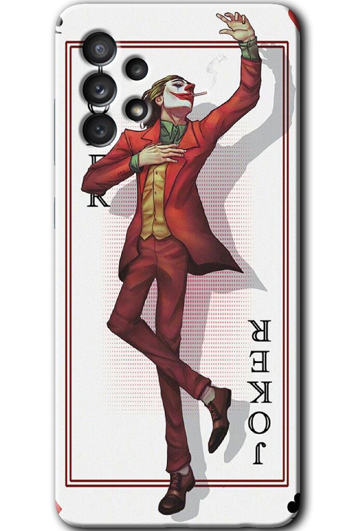 Galaxy A32 4G Kılıf HD Desen Baskılı Arka Kapak - Joker İskambil 