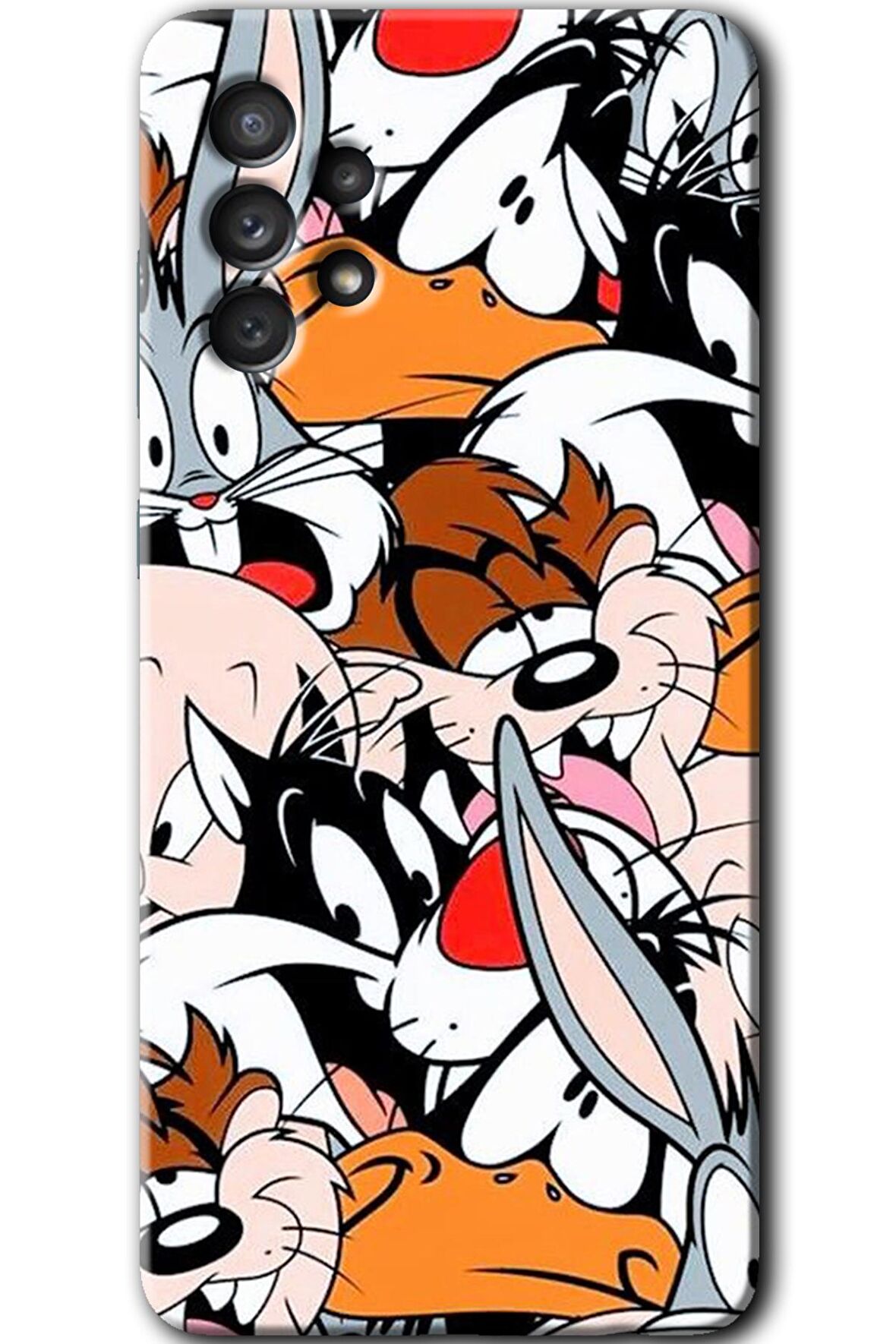 Galaxy A32 4G Kılıf HD Desen Baskılı Arka Kapak - Karakterler 