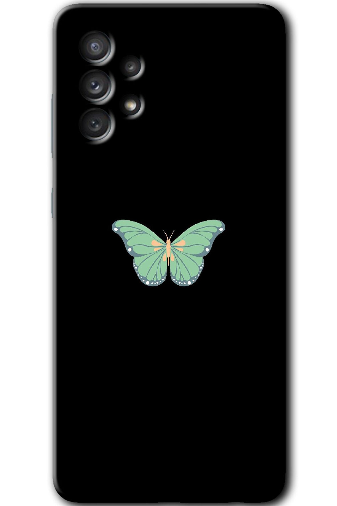 Galaxy A32 4G Kılıf HD Desen Baskılı Arka Kapak - Butterfly Tree 