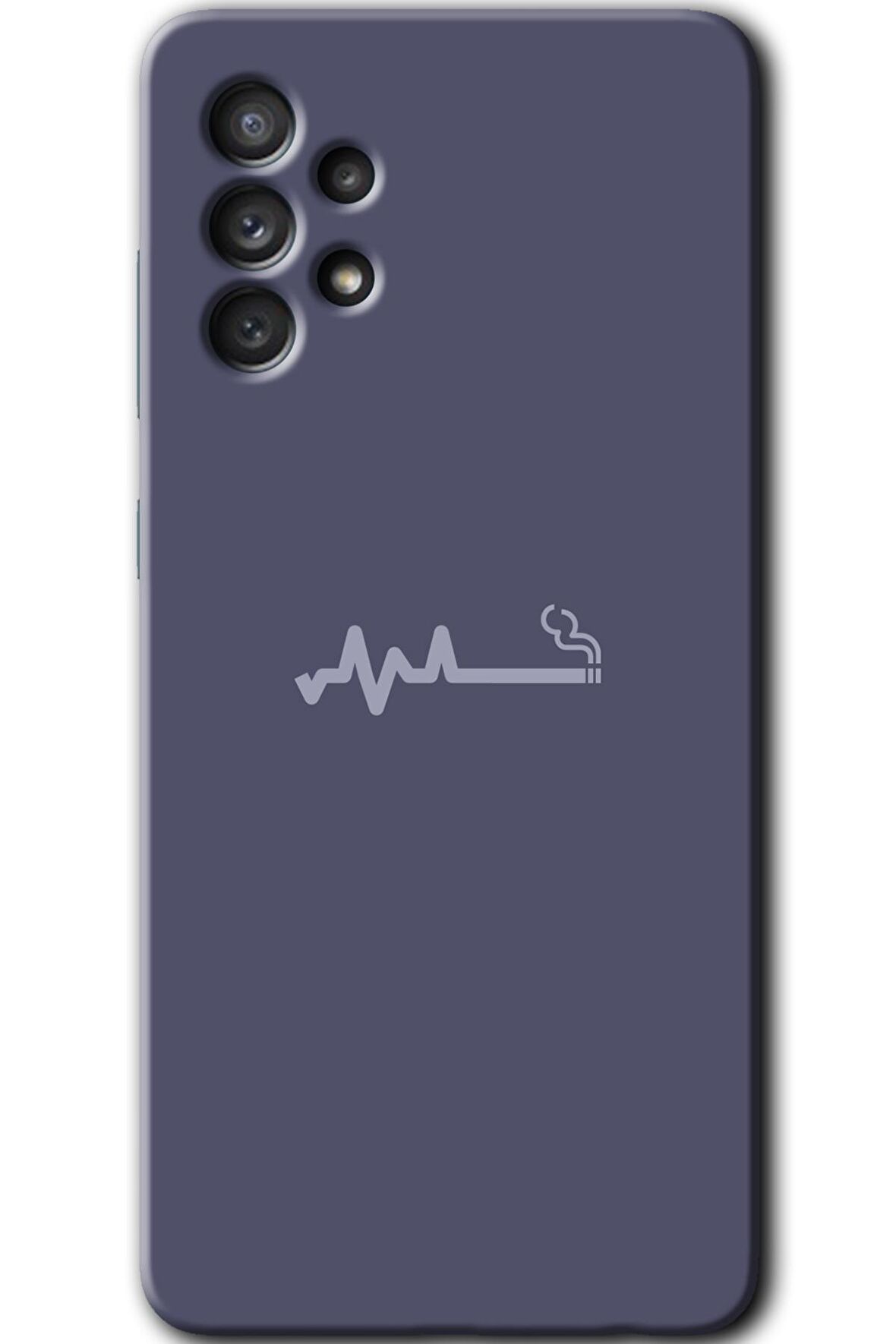 Galaxy A33 Kılıf HD Desen Baskılı Arka Kapak - Sigara Zararlıdır 