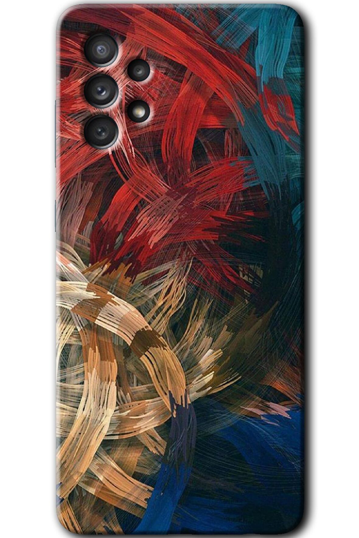 Galaxy A33 Kılıf HD Desen Baskılı Arka Kapak - Karma Boyalar 