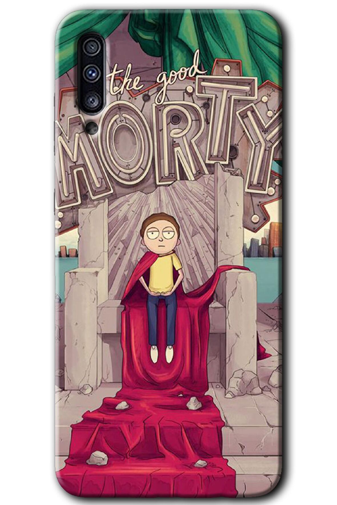 Galaxy A50 Kılıf HD Desen Baskılı Arka Kapak - Morty 