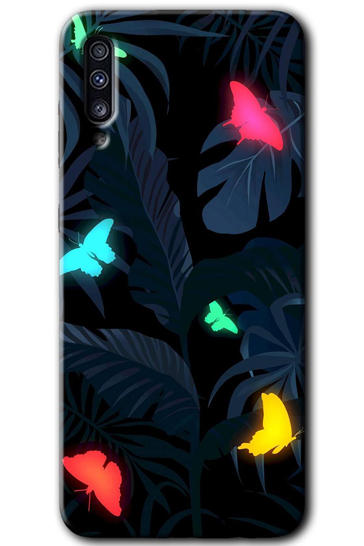 Galaxy A50 Kılıf HD Desen Baskılı Arka Kapak - Lighter Butterfly 