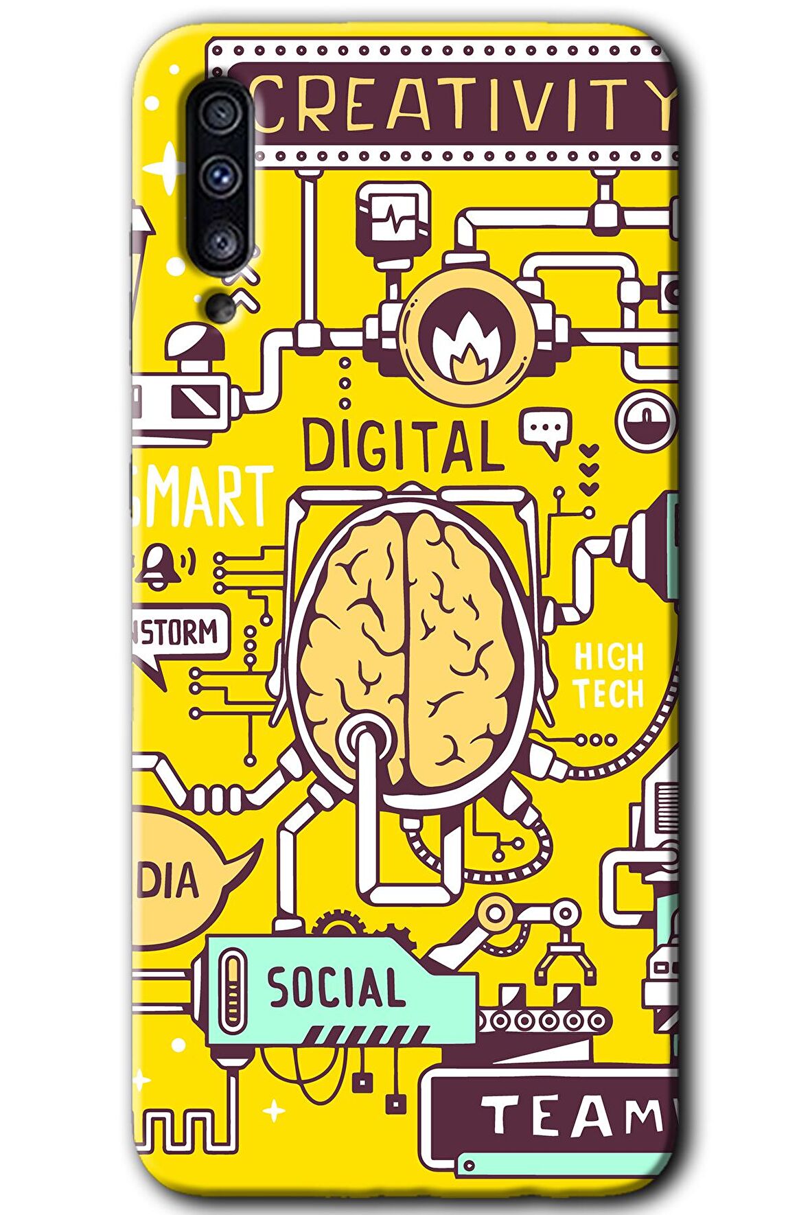 Galaxy A50s Kılıf HD Desen Baskılı Arka Kapak - Smart 2 