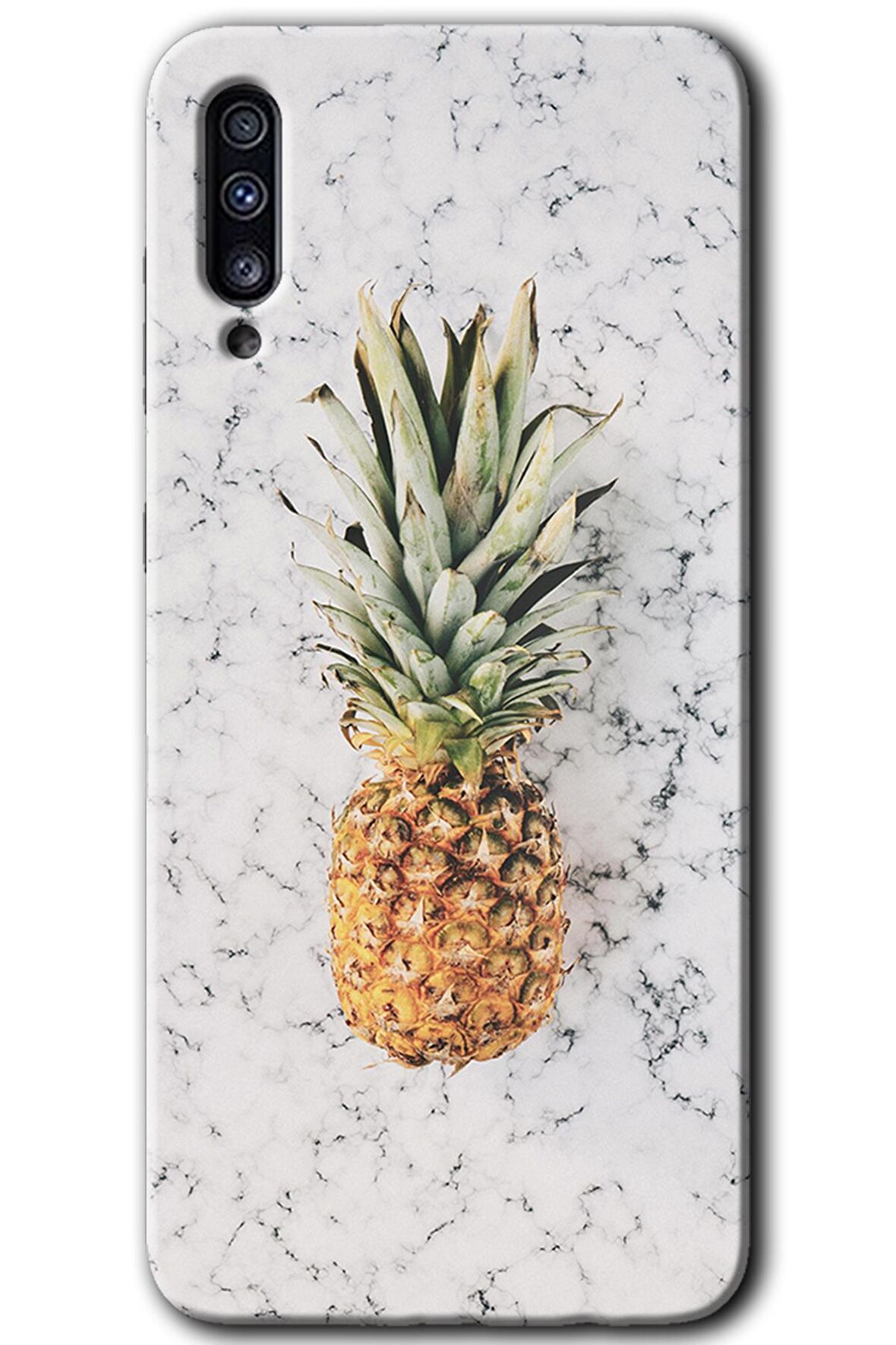 Galaxy A50s Kılıf HD Desen Baskılı Arka Kapak - Ananas 