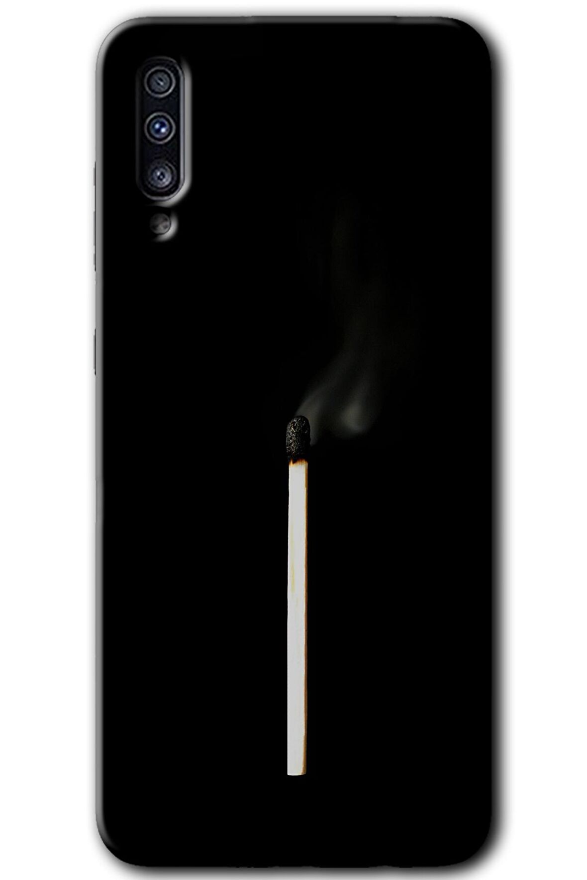 Galaxy A50s Kılıf HD Desen Baskılı Arka Kapak - Sönmüş Kibrit 