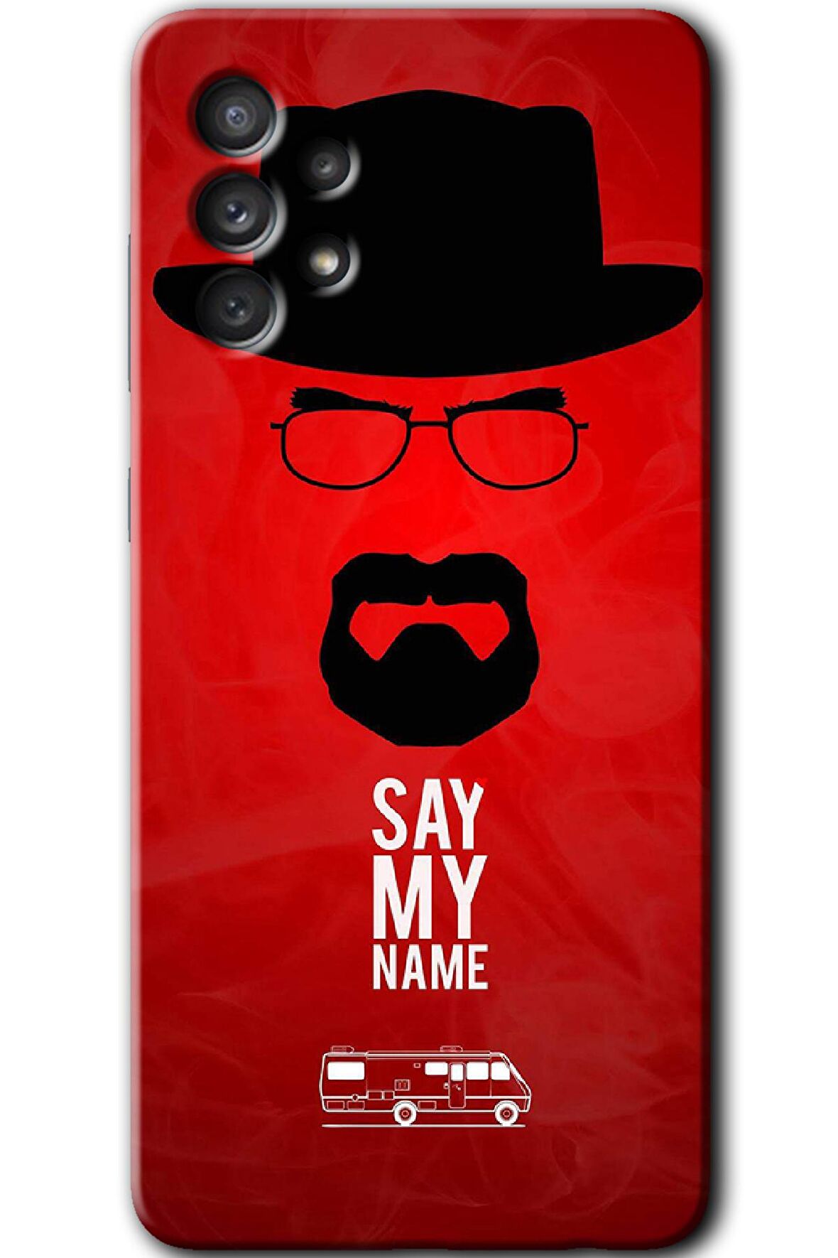 Galaxy A52 Kılıf HD Desen Baskılı Arka Kapak - Say My Name 
