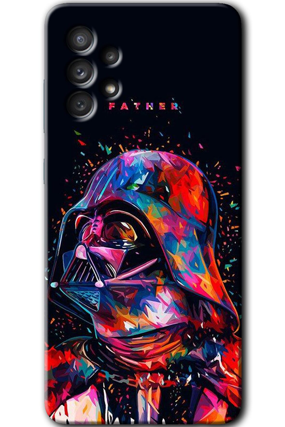 Galaxy A52 Kılıf HD Desen Baskılı Arka Kapak - Father Vader 