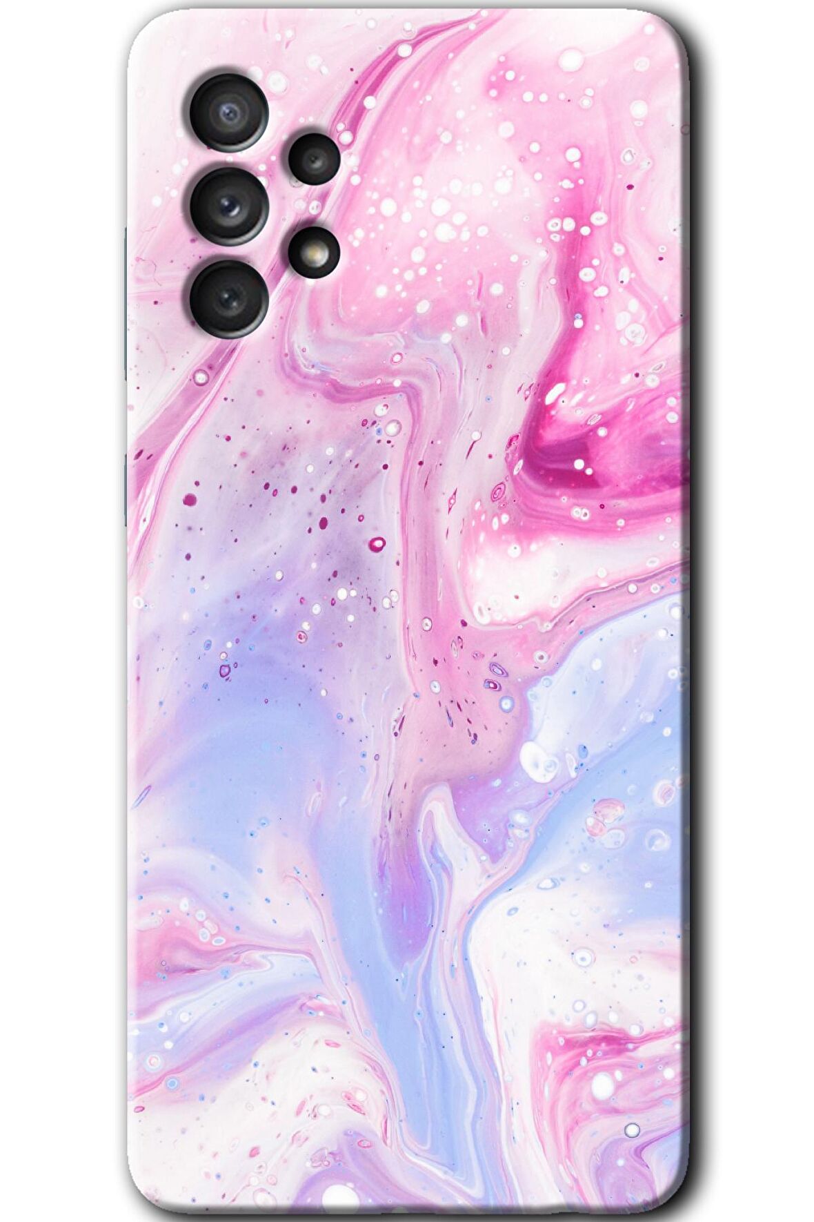 Galaxy A52 Kılıf HD Desen Baskılı Arka Kapak - Kabarmış Leke 
