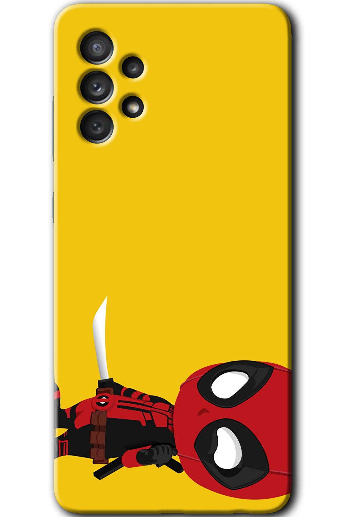 Galaxy A52s Kılıf HD Desen Baskılı Arka Kapak - DeadPool 6 
