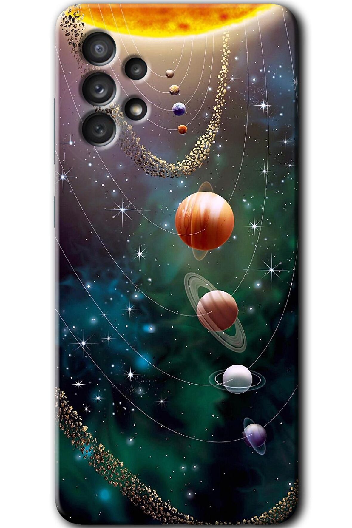 Galaxy A53 Kılıf HD Desen Baskılı Arka Kapak - Cosmos 