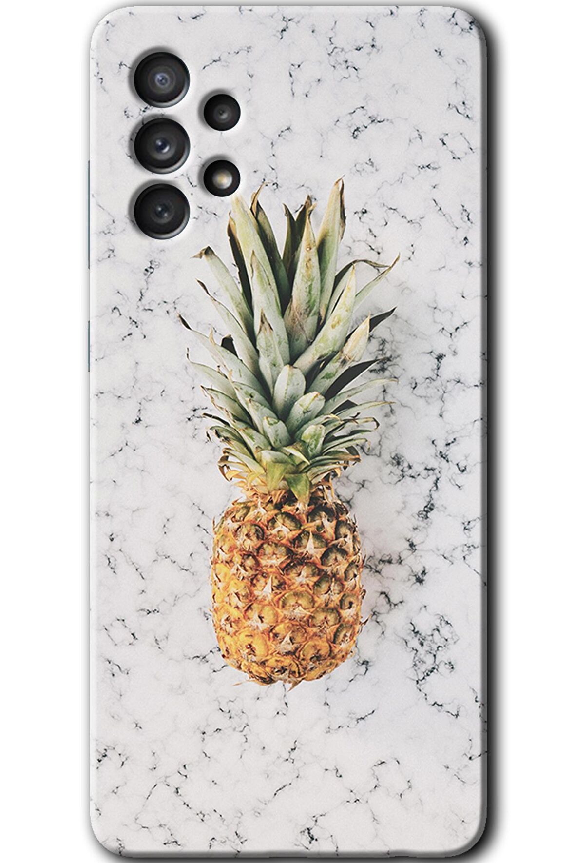 Galaxy A53 Kılıf HD Desen Baskılı Arka Kapak - Ananas 