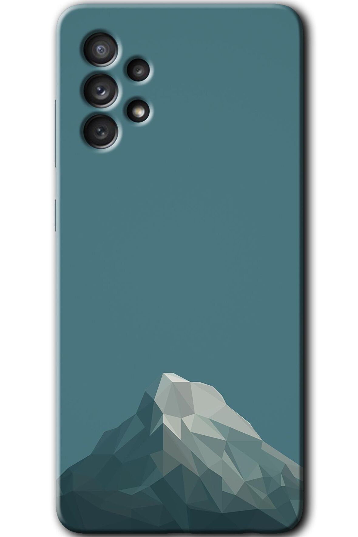 Galaxy A53 Kılıf HD Desen Baskılı Arka Kapak - Alone Mountain 