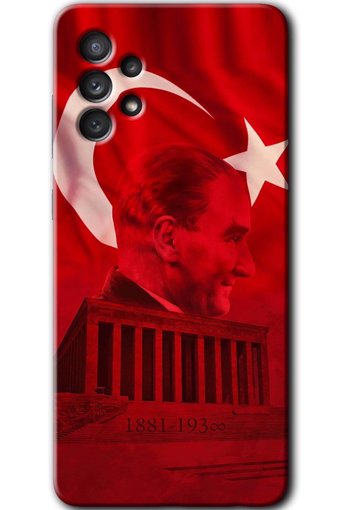 Galaxy A53 Kılıf HD Desen Baskılı Arka Kapak - Anıtkabir Atatürk 