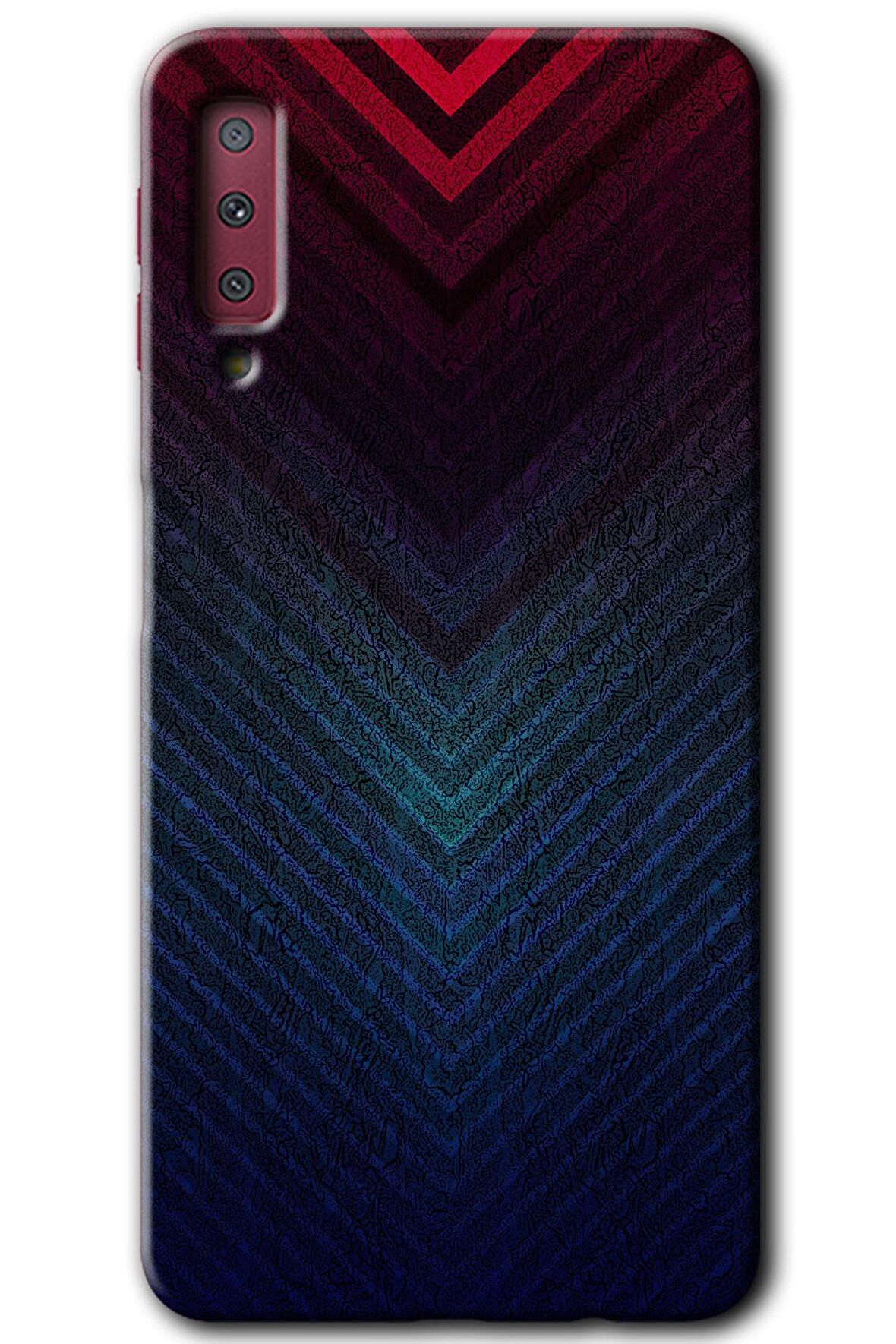 Galaxy A7 2018 Kılıf HD Desen Baskılı Arka Kapak - Abstract 4 