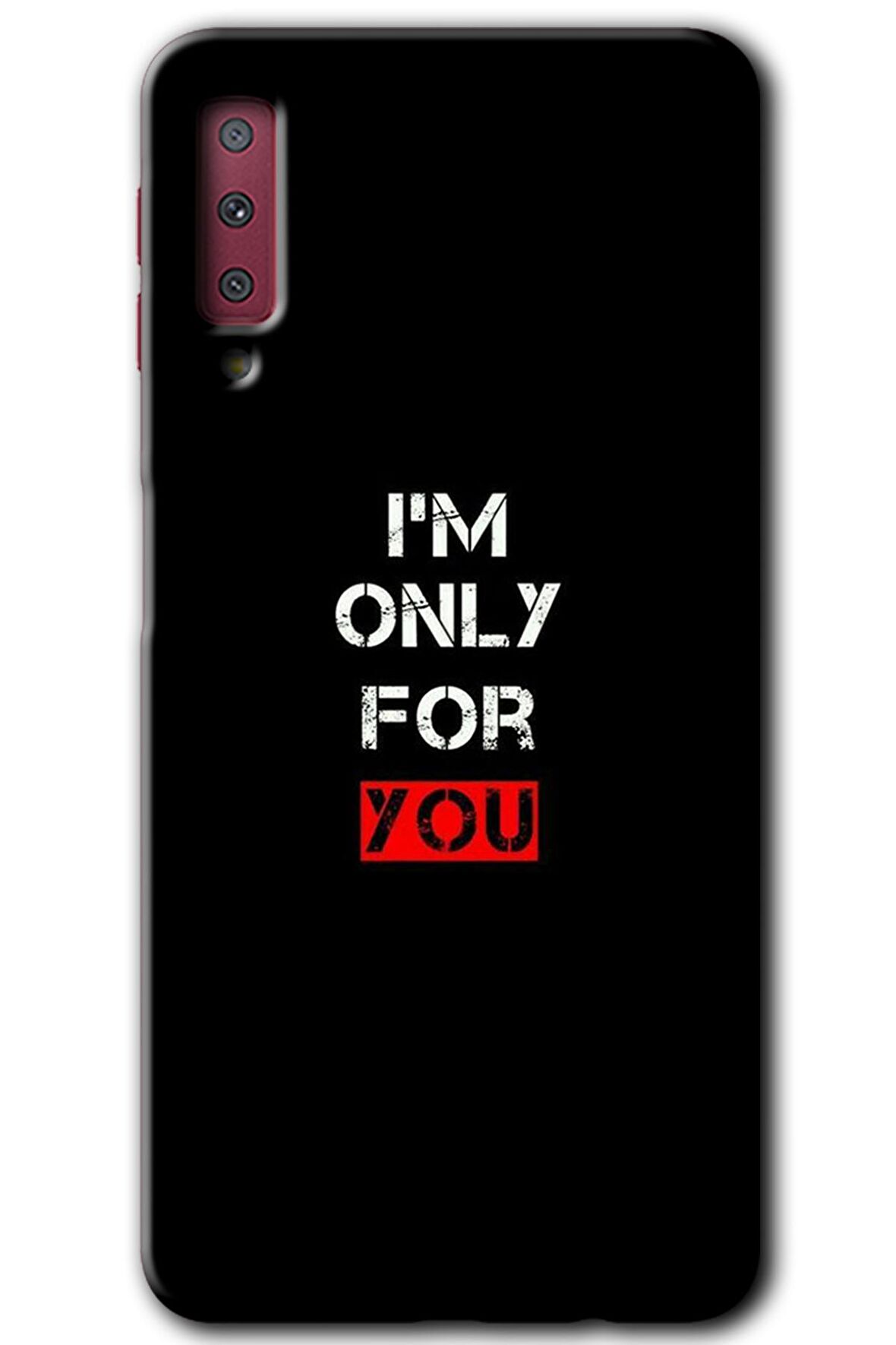 Galaxy A7 2018 Kılıf HD Desen Baskılı Arka Kapak - For You 