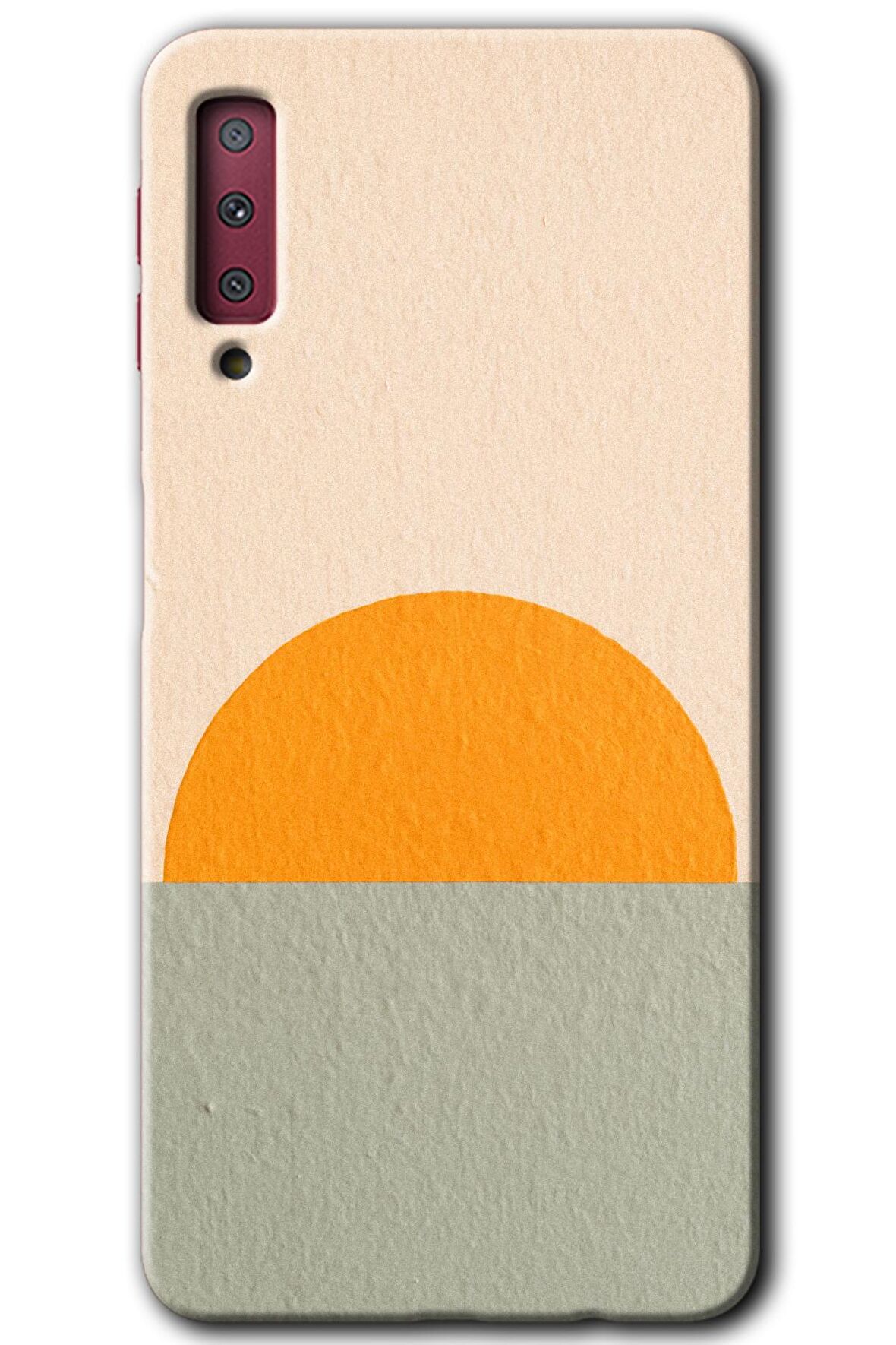 Galaxy A7 2018 Kılıf HD Desen Baskılı Arka Kapak - Color Wall 
