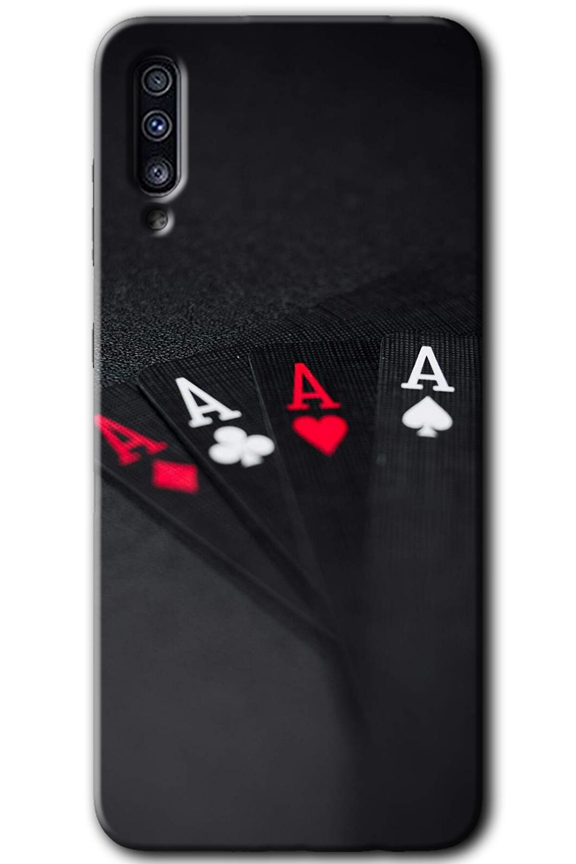 Galaxy A70 Kılıf HD Desen Baskılı Arka Kapak - Full As 