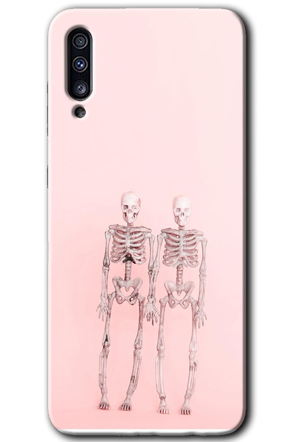 Galaxy A70 Kılıf HD Desen Baskılı Arka Kapak - Yaşayan Çift 