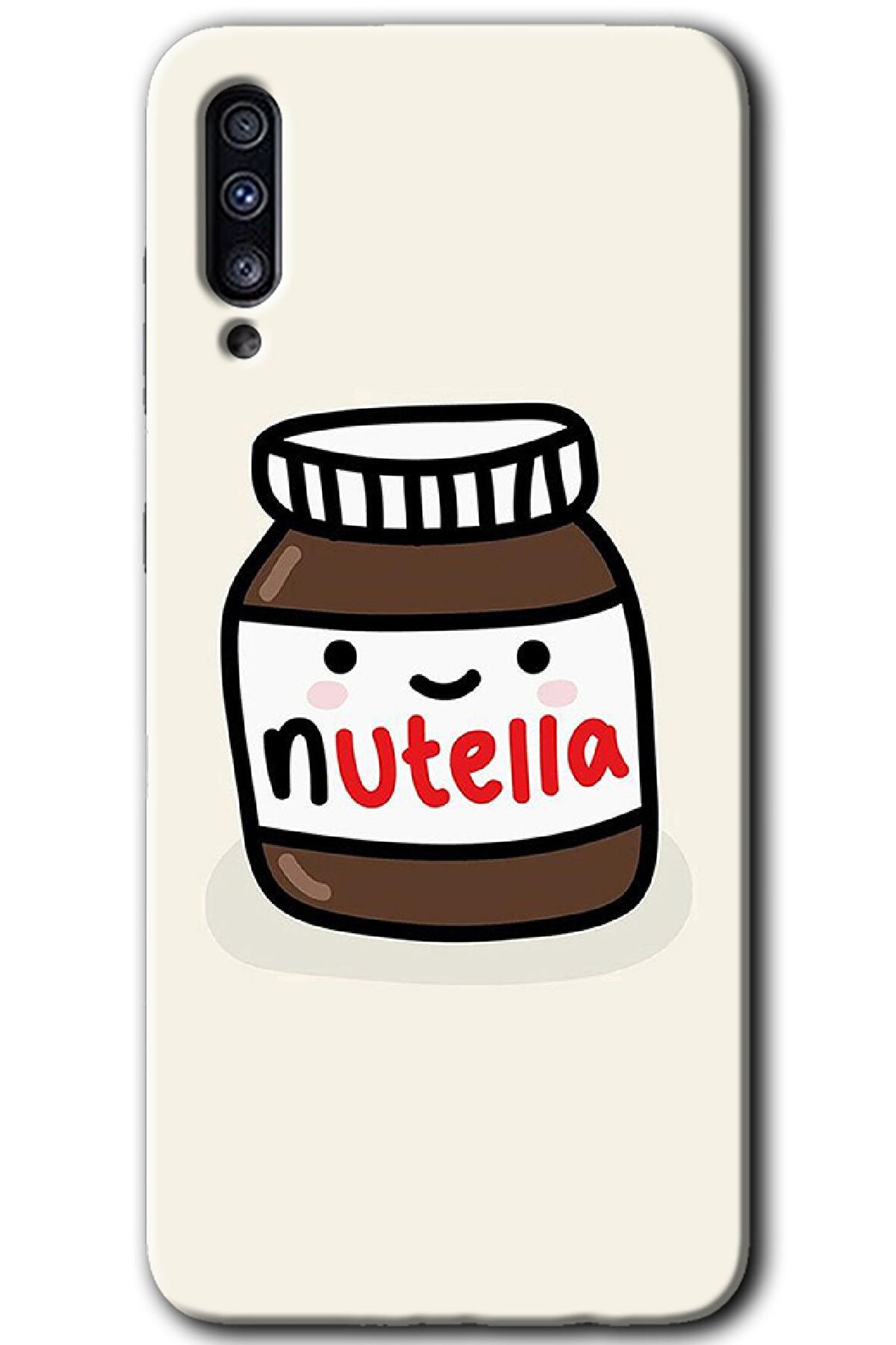 Galaxy A70s Kılıf HD Desen Baskılı Arka Kapak - Nutella Aşkım 