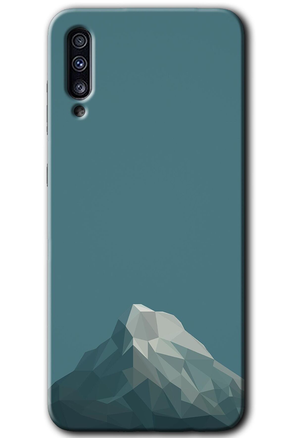 Galaxy A70s Kılıf HD Desen Baskılı Arka Kapak - Alone Mountain 