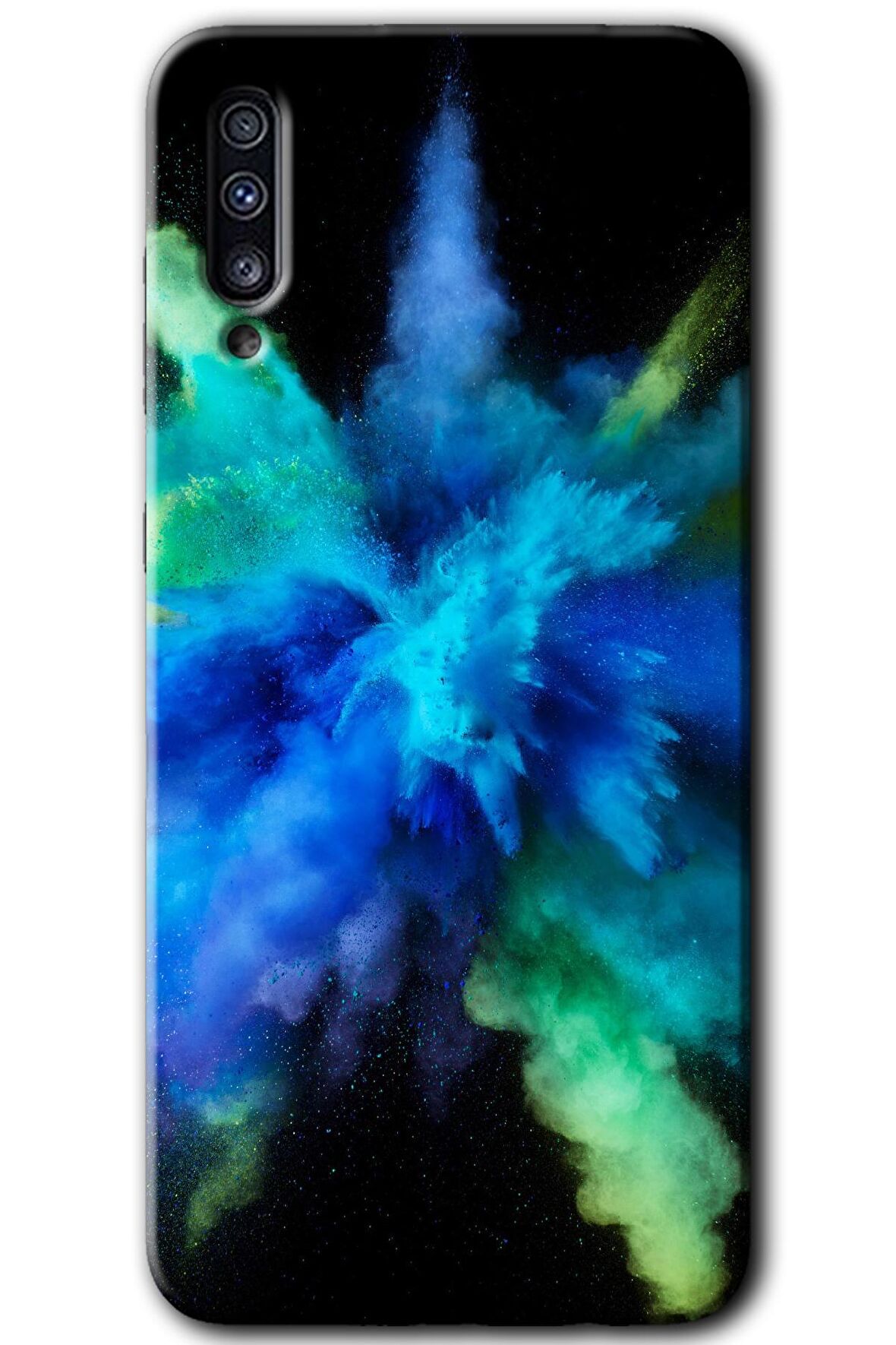 Galaxy A70s Kılıf HD Desen Baskılı Arka Kapak - Karışım 1 