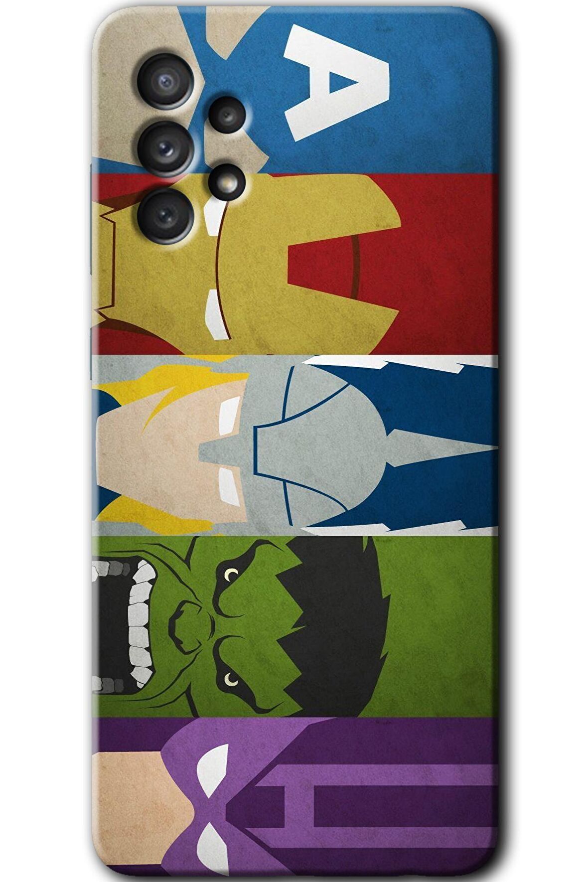 Galaxy A73 Kılıf HD Desen Baskılı Arka Kapak - Avengers-1 