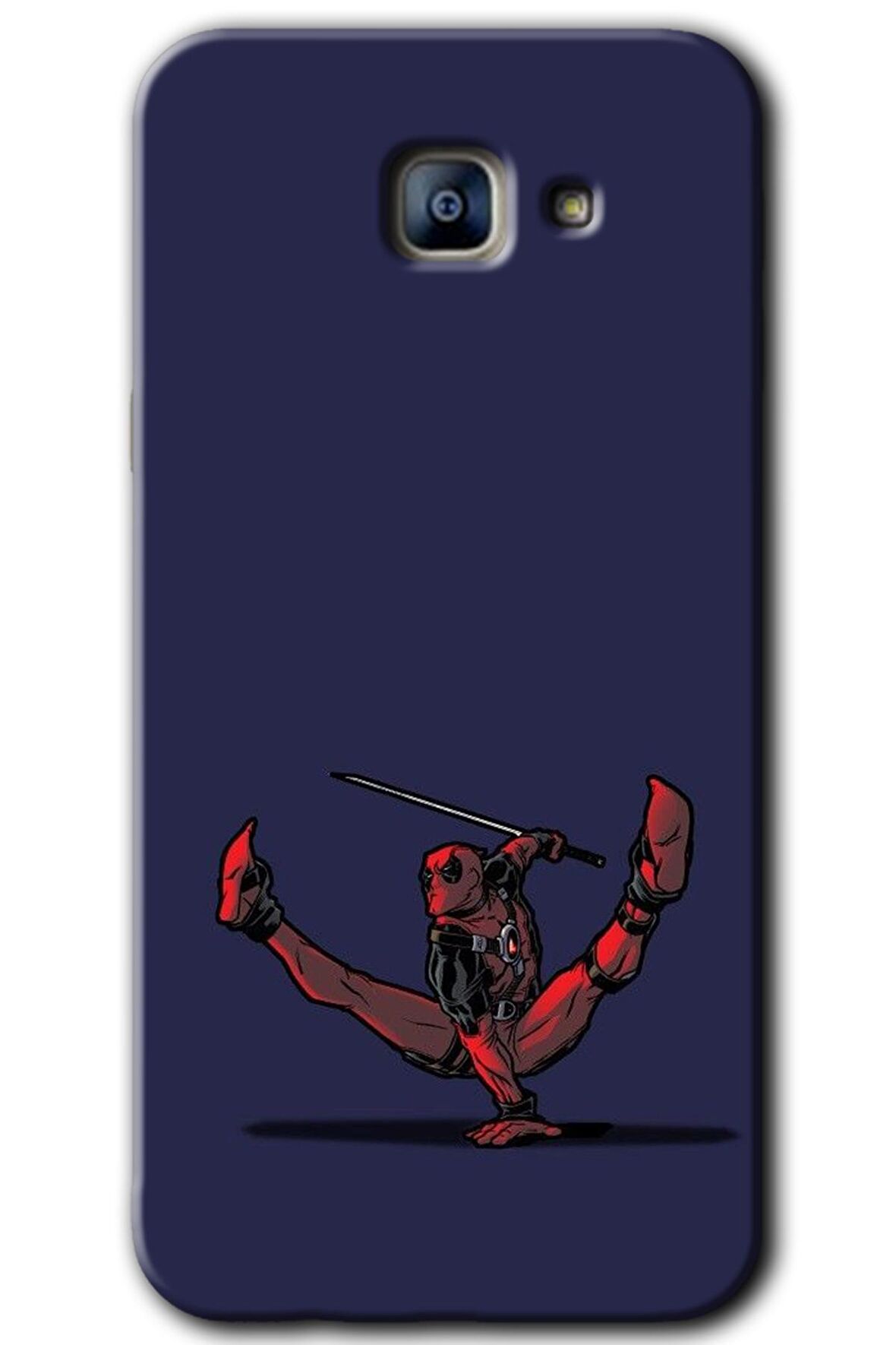 Galaxy A8 2016 Kılıf HD Desen Baskılı Arka Kapak - DeadPool 3 