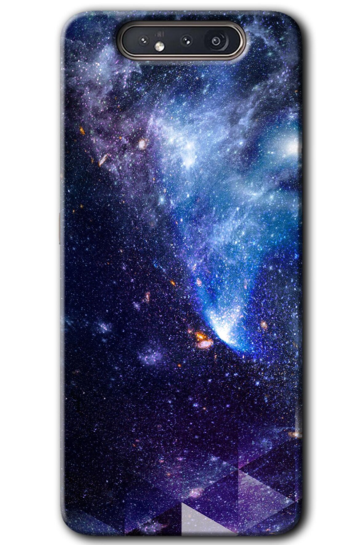 Galaxy A80 Kılıf HD Desen Baskılı Arka Kapak - Galaksi 