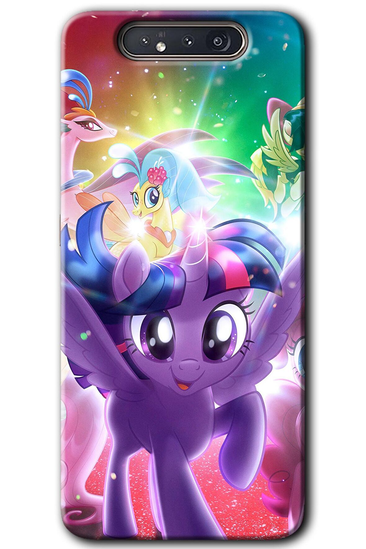 Galaxy A80 Kılıf HD Desen Baskılı Arka Kapak - Pony 