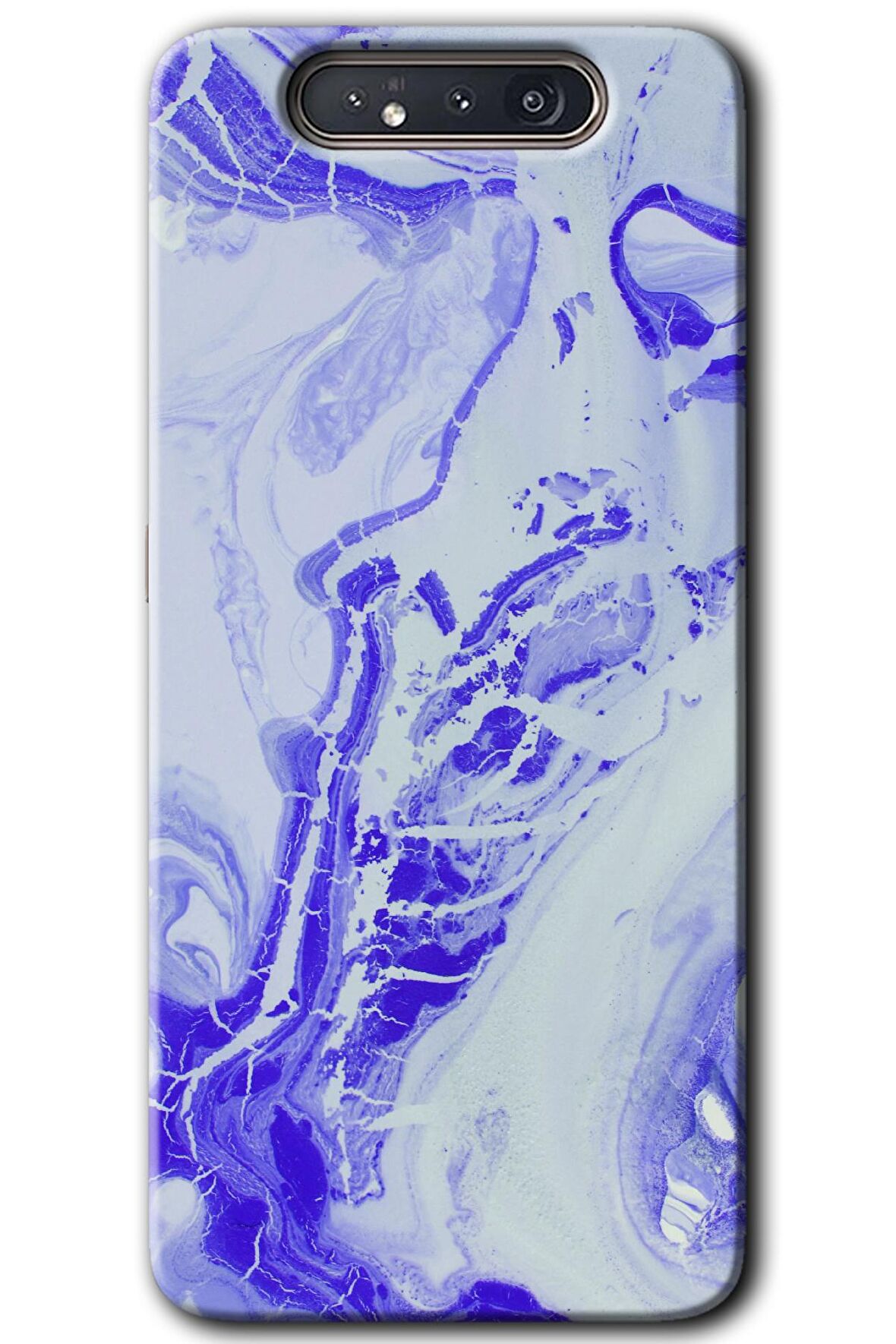 Galaxy A80 Kılıf HD Desen Baskılı Arka Kapak - Cranny Liquid Wall 